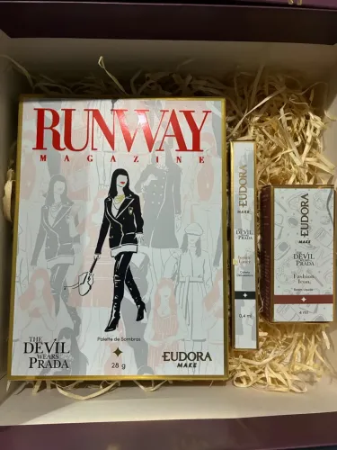 Kit presente maquiagem eudora o diabo veste prada