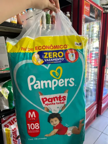 Fralda infantil Pampers M