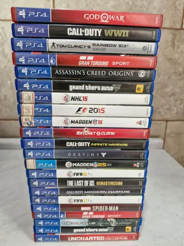 Jogos Playstation 4 mídia física (consultar valores)
