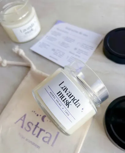 Vela aromática - Lavanda 145g 