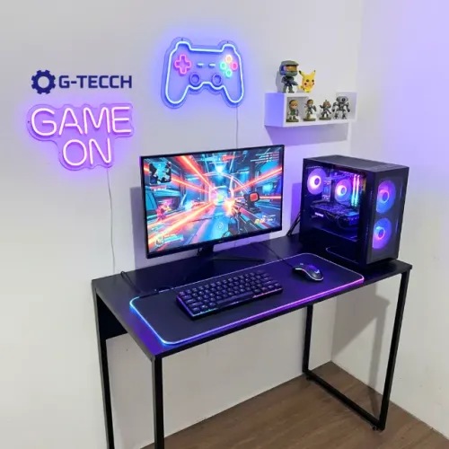 Mesa Gamer 1m NOVA Multiuso de Escritório Industrial para Notebook Computador Escrivaninha
