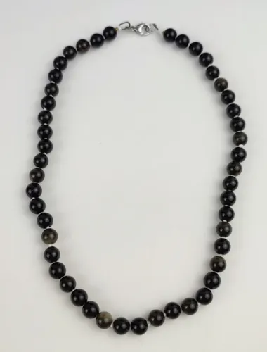 Colar de obsidiana mexicana