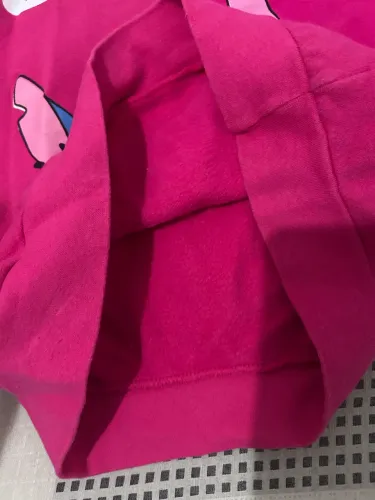Blusa de frio rosa menina tamanho10