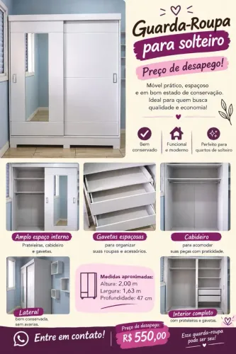 Guarda roupa infantil