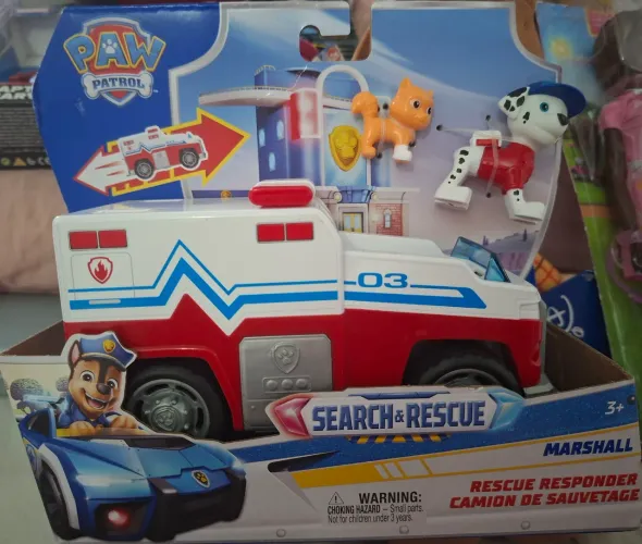 Patrulha Canina NOVO Caminhão De Resgate Marshall Search & Rescue 