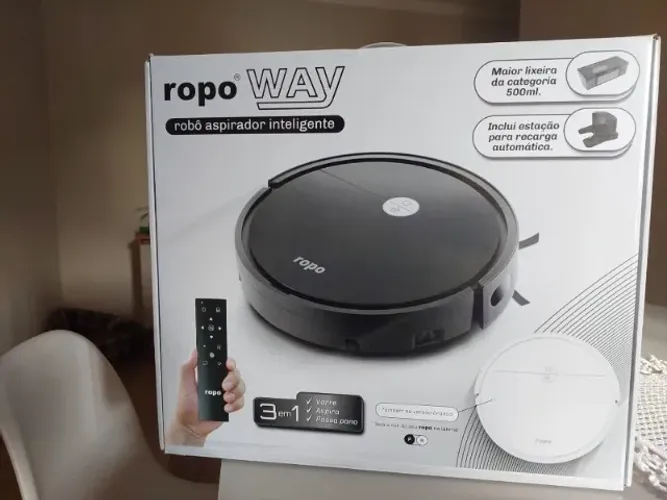 Robô Aspirador Ropo Way Preto - Usado