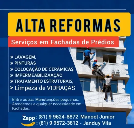 SERVIÇOS COM RAPEL, Fachada de Prédio ?