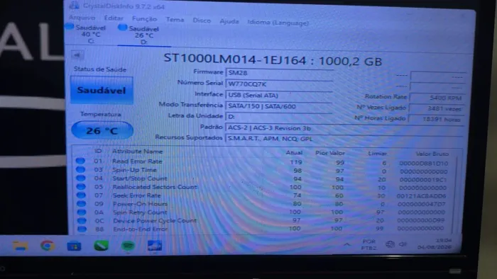 HD notebook 1 tera