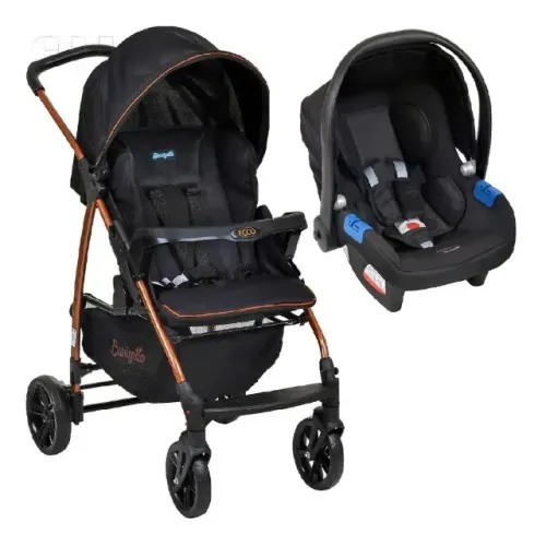 Carrinho Burigotto + Bebê Conforto Touring X