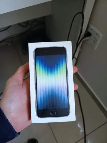 iPhone SE (3ª Geração) 2022 - Branco | Lacrado | 1 Ano de Garantia Apple