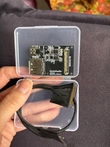 Placa DykbRadio DP Para eDP 40 Pinos 4K 120Hz + Cabo