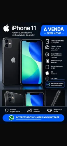 VENDO IPHONE 11 64G 