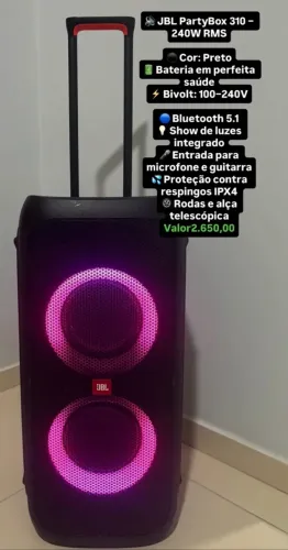Jbl 310 em boas condições