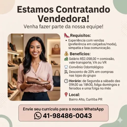 Vendedoras | Bom Retiro | Curitiba 