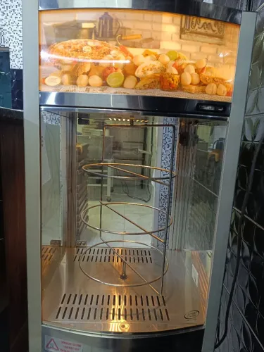 Estufa para pizza na fatia