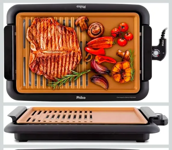 Churrasqueira elétrica Philco 1500w - Nova