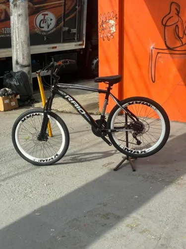 bicicleta raio aro 24 cor preta