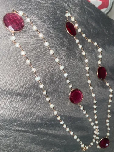 Colar de Pérolas em Prata 925