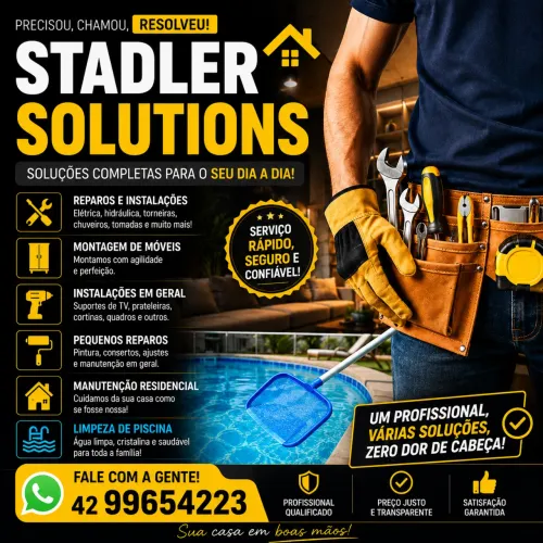 Stadler soluções residenciais, seu problema nossa solução 