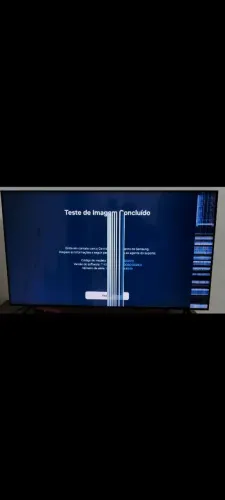 TV Samsung 50" 4K com defeito