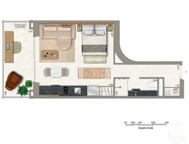 Studio : / Residencial / Ipanema