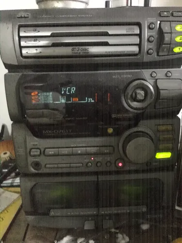 Micro System Vintage JVC MX-D761T Raro precisa geral mas funciona !