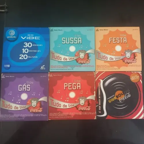 Coleção MINI VCDS COCA-COLA + UM GRADIENTE