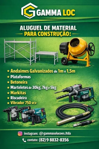 Aluguel de andaimes, Martelete rompedor