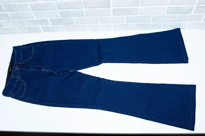 calça flare jeans zoomp tam 34