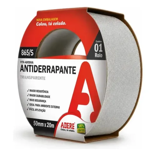 Fita antiderrapante piso 50mmx5m Transparente Ultra Fitas