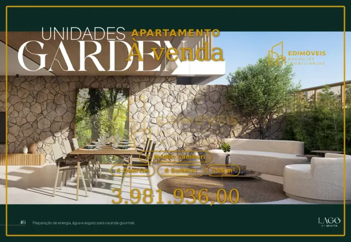 Oportunidade única em Jardim Camburi: último Garden no Lago by Mivita!