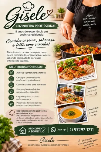 GISELE COZINHEIRA PROFISSIONAL