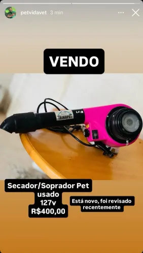 Secador e soprador Pet profissional