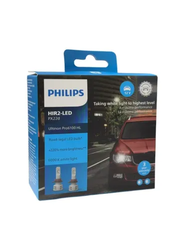 Kit Lampada Led Hir2 Led Philips Ultinon Pro6100hl 12v