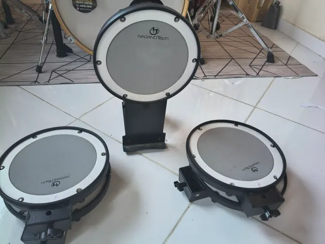 5 PADS DE BATERIA ELETRÔNICA NAGANO TECH