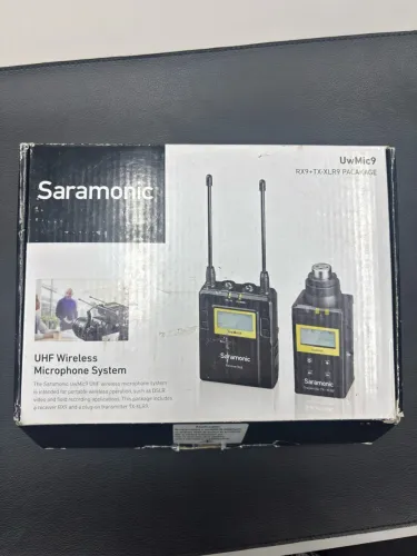 Saramonic UwMic9 RX9 ? receptor * Saramonic UwMic9 TX-XLR9 ? transmissor XLR