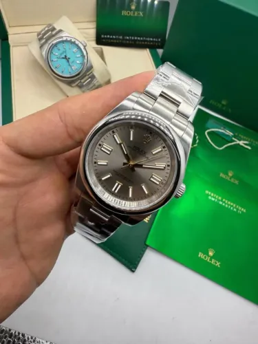 Relógio Estilo Rolex Oyster Perpetual Aço 904L
