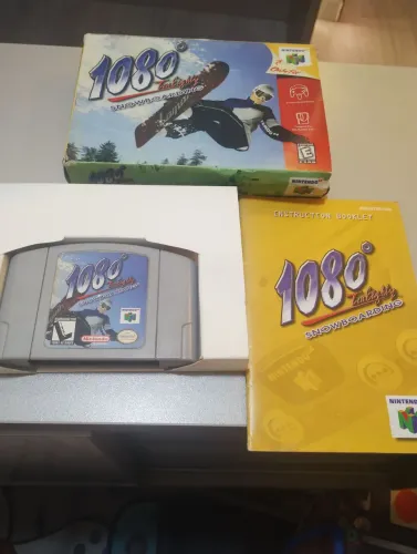 1080 Snowboarding Nintendo 64 Completo Com caixa e Manual Original