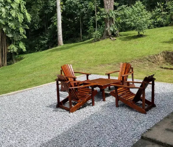 Jogo de cadeiras PAVÃO com mesa.