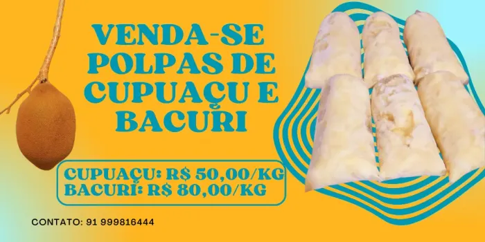Venda de Polpa de Frutas - Cupuaçu e Bacuri
