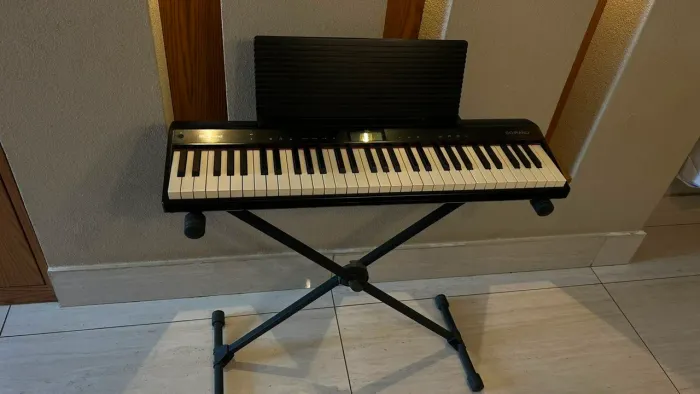 Piano Elétrico Roland Go + Pedal e Suporte