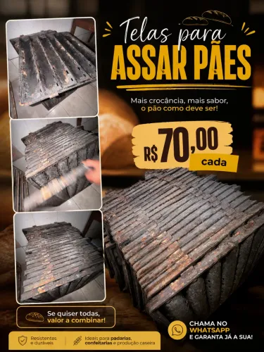 Tela para assar pães