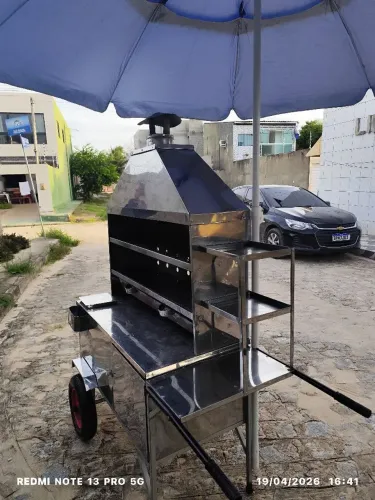 Vendo carrinho completo de espetinho 