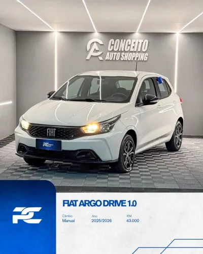 Fiat Argo Drive 1.0 6V Flex 2026