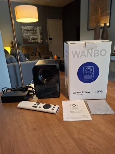 Projetor FullHD nativo Wambo T2 Max New zerado e completo na caixa