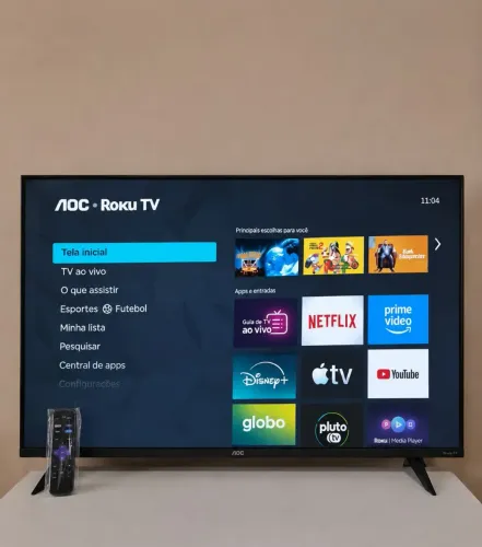 Smart TV 43 Full HD Modelo novo aceito cartão faço entrega