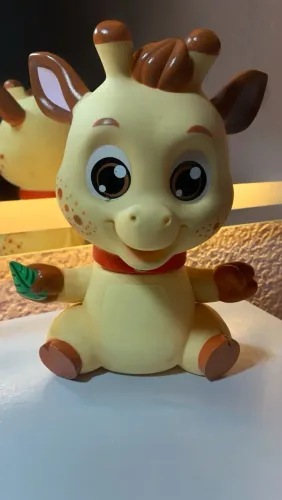 Brinquedo Girafa Adijomar My Fun Tears Zoo 16cm