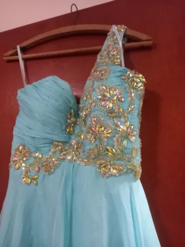 Vestido social longo