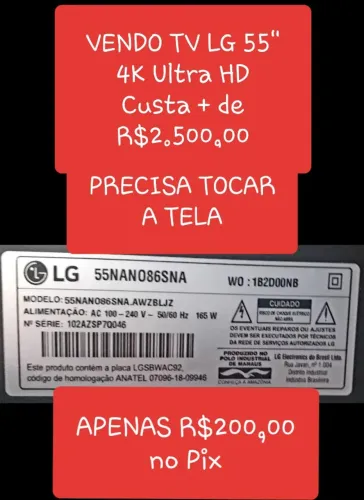TV LG 55"
