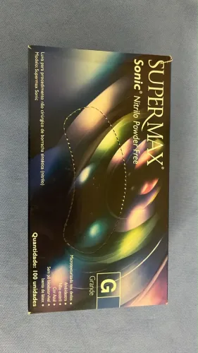 Produtos hospitalares marcarás luvas